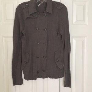 Free People Gray Sweater